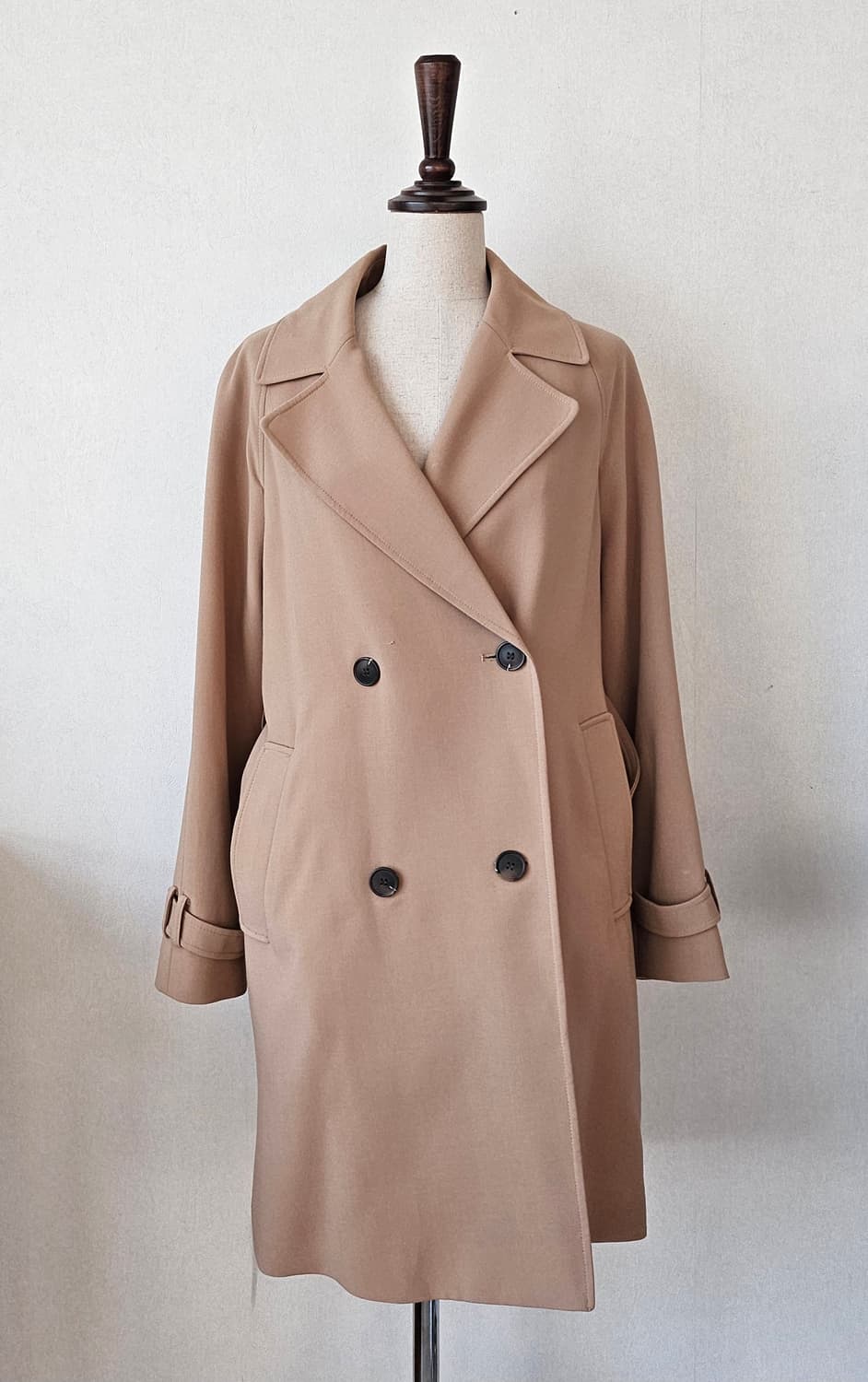 미쏘 베이지 하프 트렌치코트 S / 봄코트 하객룩 상품이미지5