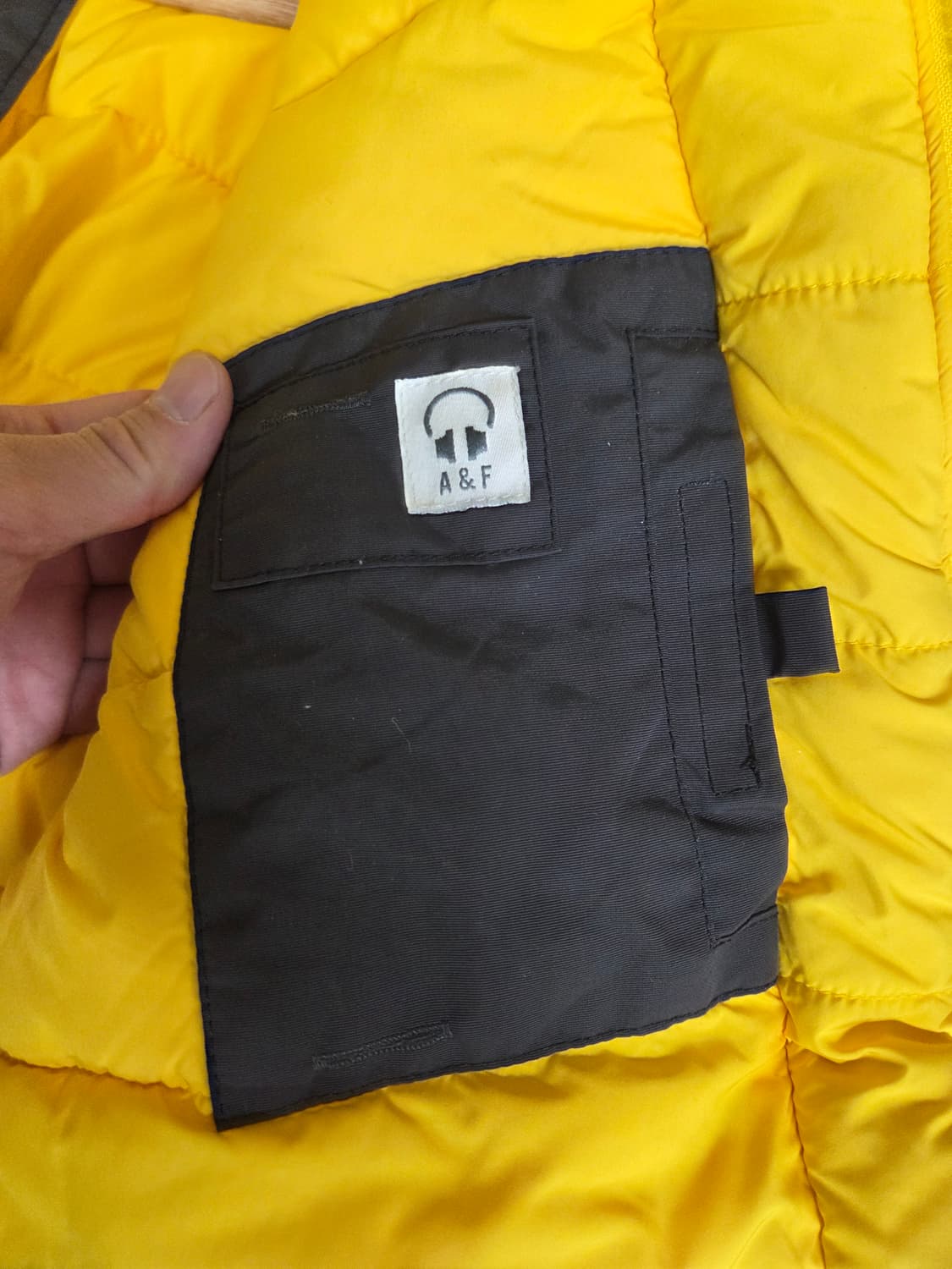 아베크롬비 이중잠금 투웨이 패딩파카 L 상품이미지4