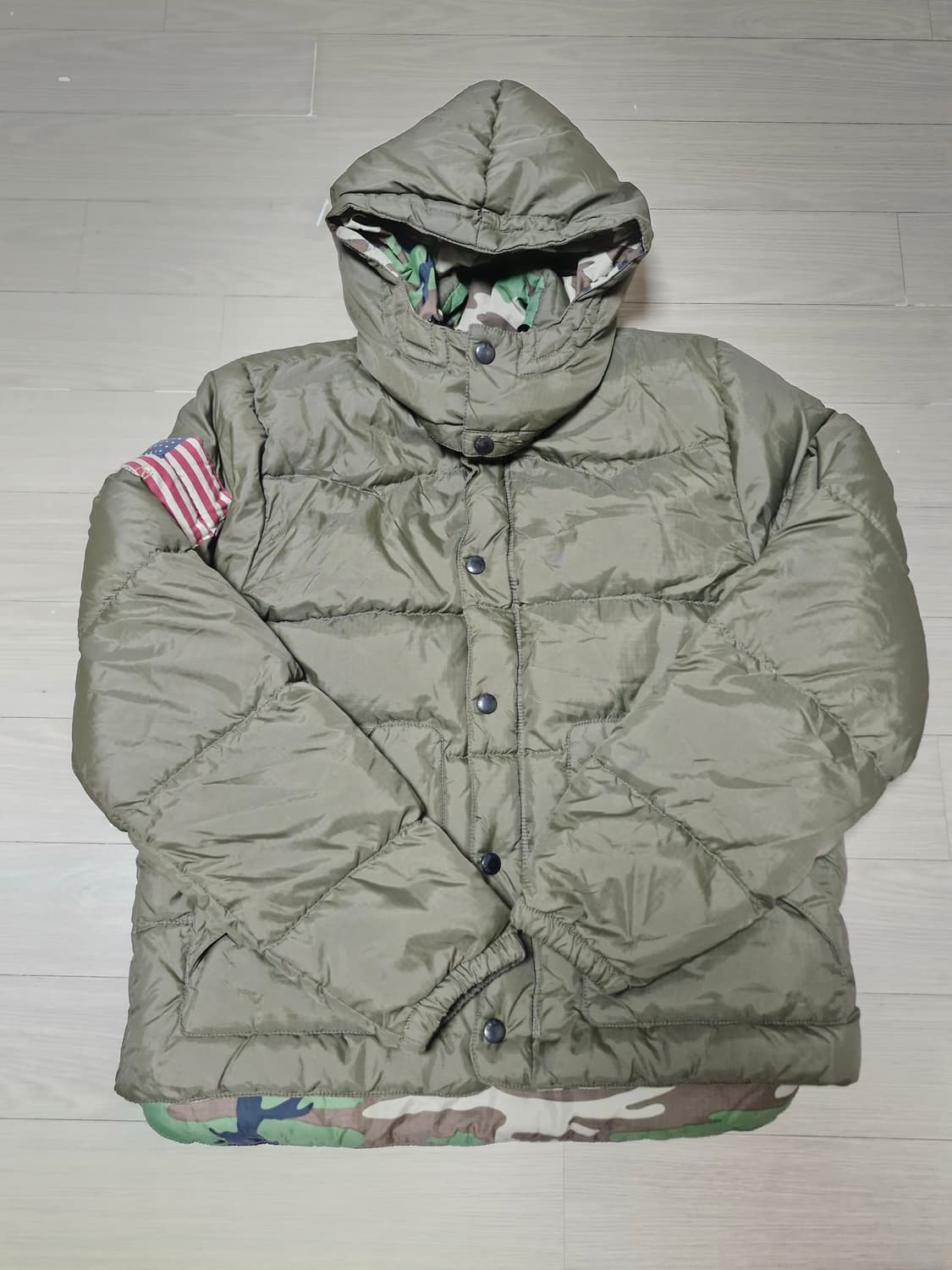 [L] 랄프로렌 데님 앤 서플라이 카키 덕다운 자켓 상품이미지1