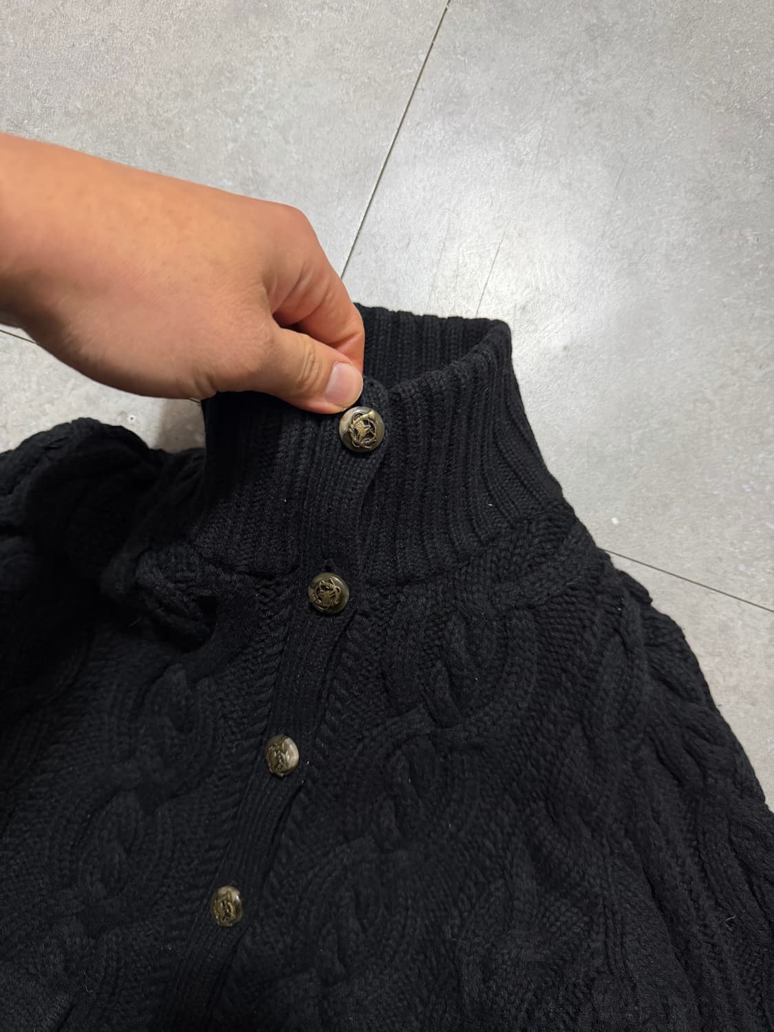 랄프로렌 폴로 주니어  빈티지 코튼  니트 가디건 자켓 44size   상품이미지4