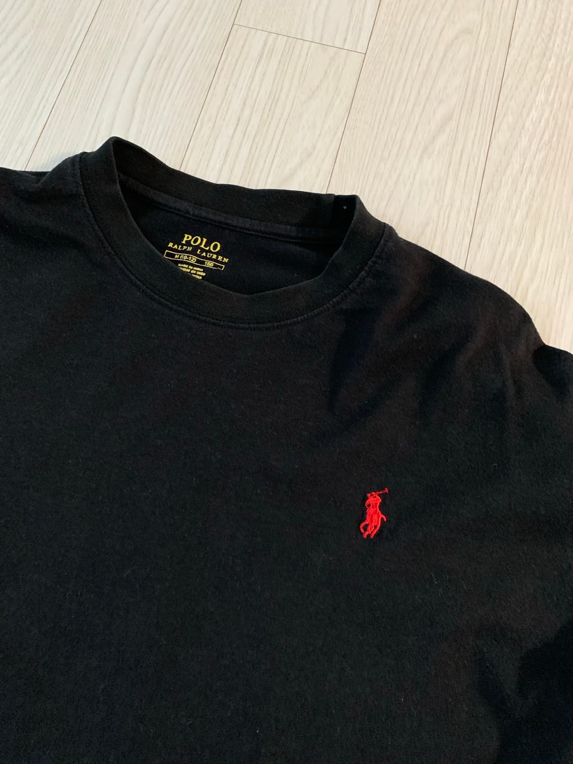 폴로 랄프로렌 블랙 반팔 티셔츠 상품이미지2