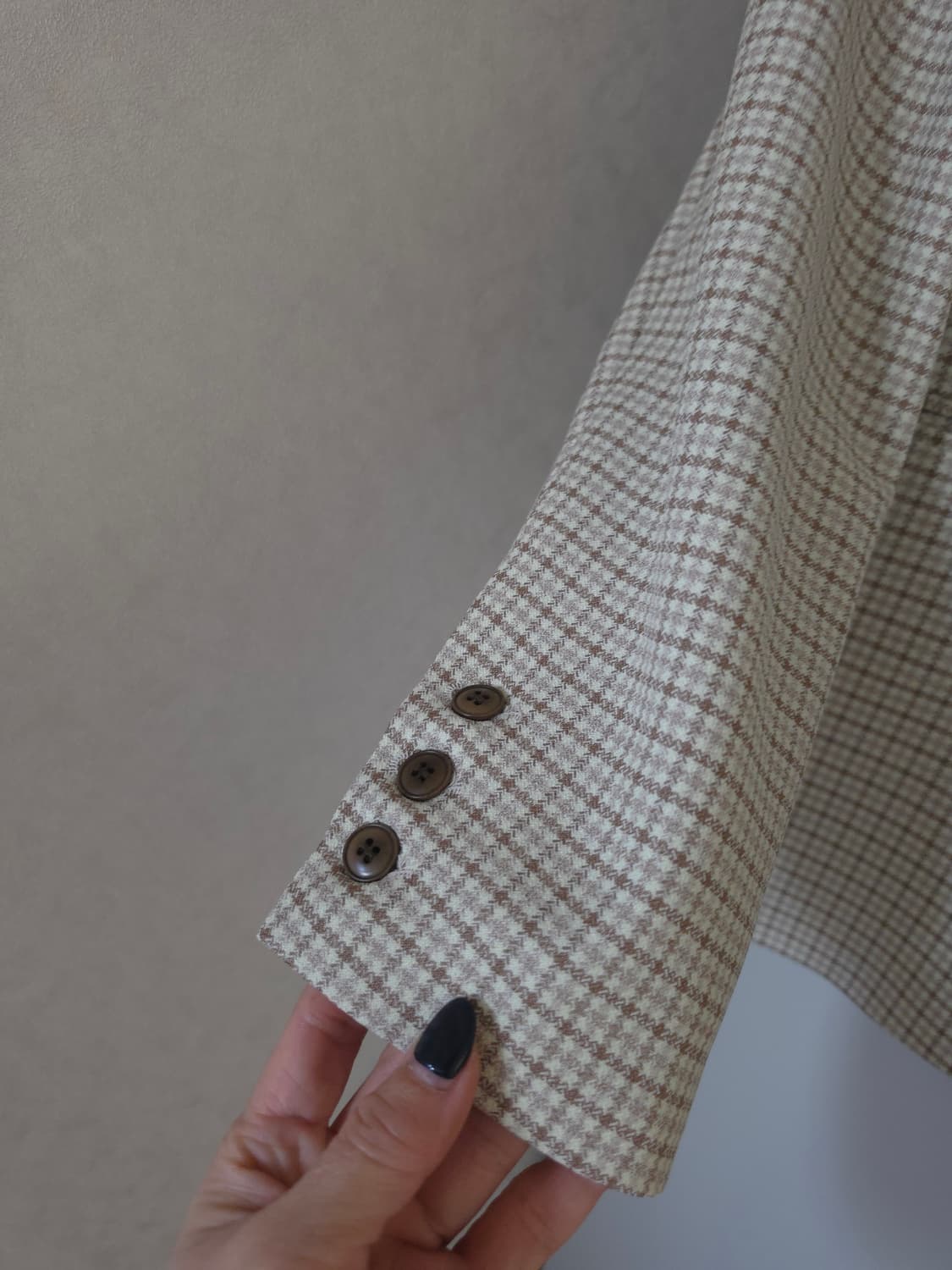 프롬비기닝 체크 자켓 상품이미지3