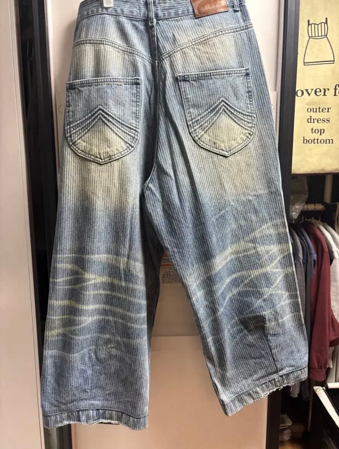 [M, 수선] ETCE 워시드 배기 진 상품이미지4