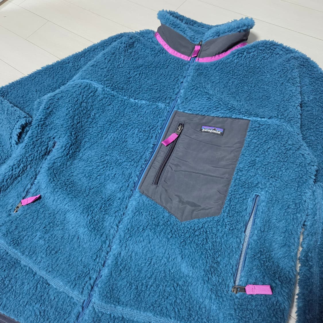 (새상품)파타고니아 레트로x 웨이비 블루 XL 사이즈 wavy blue 상품이미지2