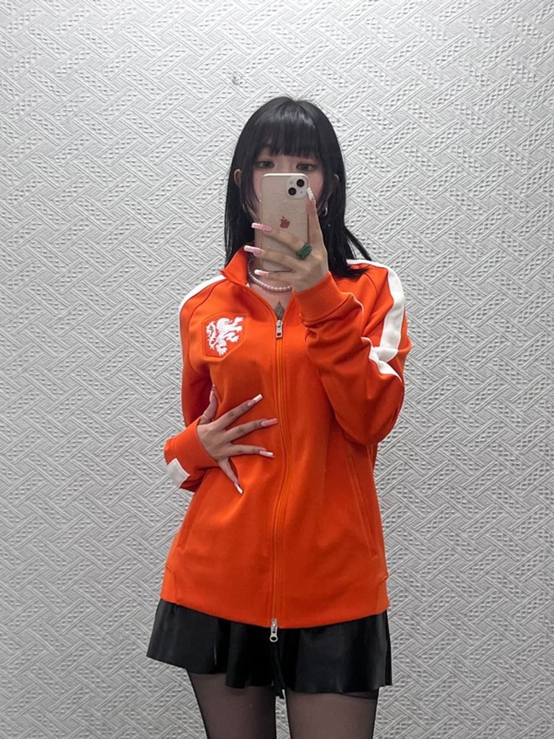 나이키 올드스쿨 네덜란드 13-14 국대오렌지 져지 집업 L C12374 상품이미지2