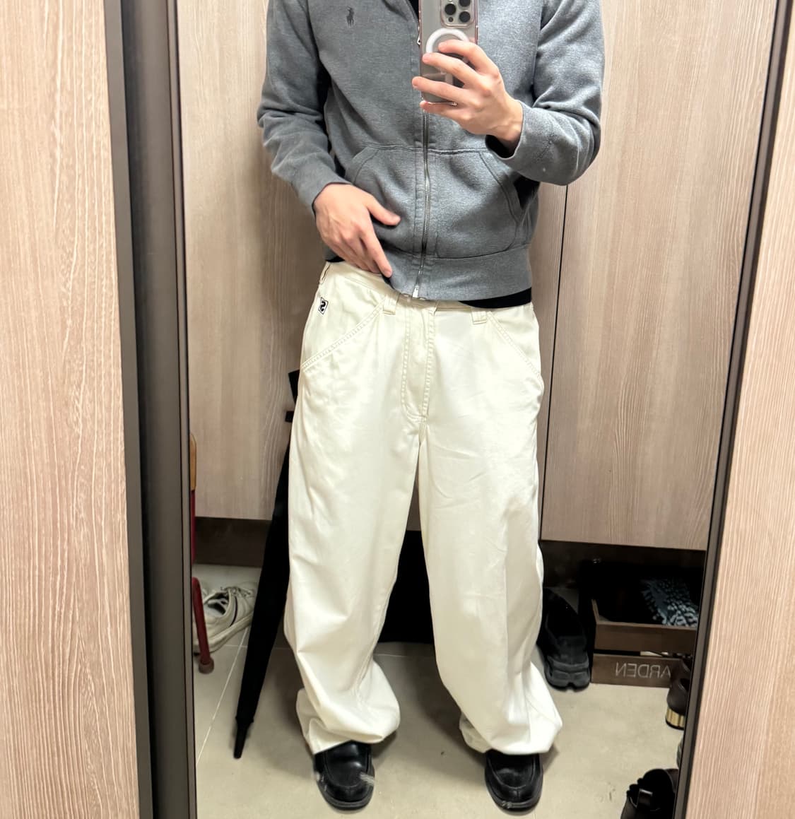 90s 스투시 와이드 코튼 팬츠 (34) 상품이미지9