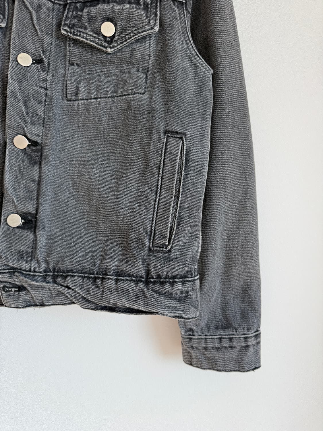 아메리칸어패럴(American Apparel) 흑청 데님자켓(U.S.A) 상품이미지3