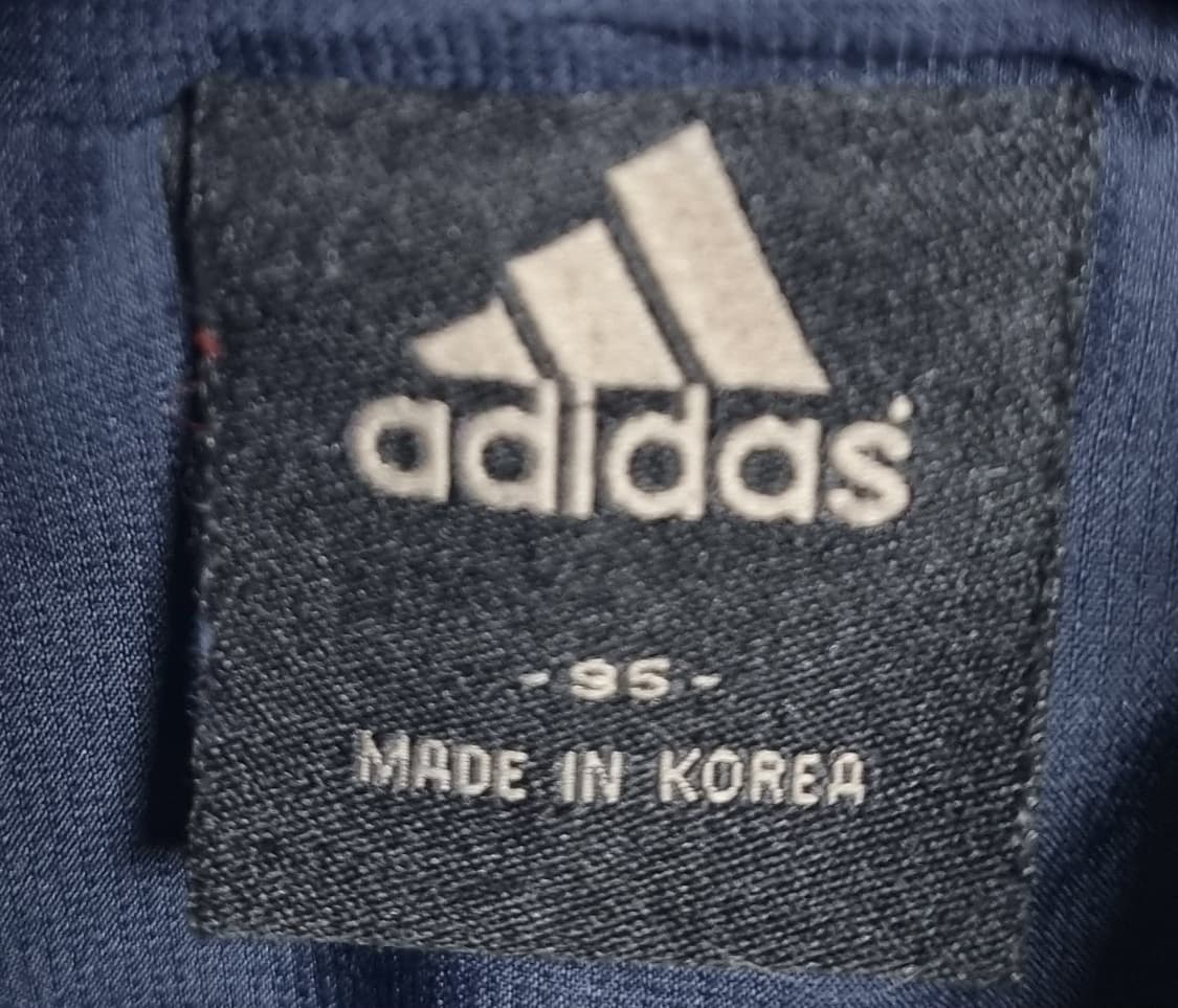 M (95) 아디다스 빈티지 네이비 점퍼 상품이미지3