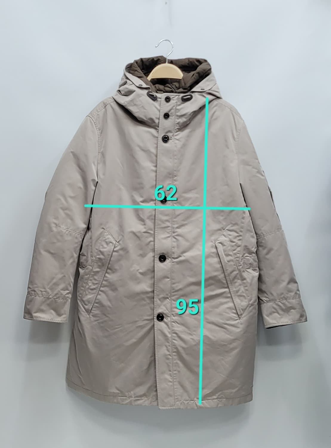 올젠 테라노바 구스 다운 패딩 사파리 코트 / 남 110
 상품이미지10