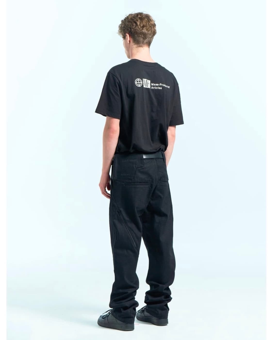 Plastic product wallet raw denim 상품이미지1