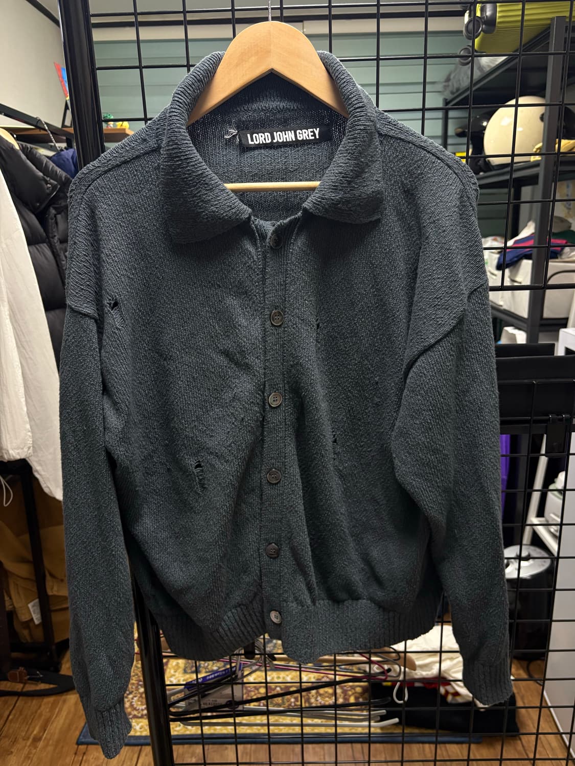 로드존그레이 가디건 상품이미지1