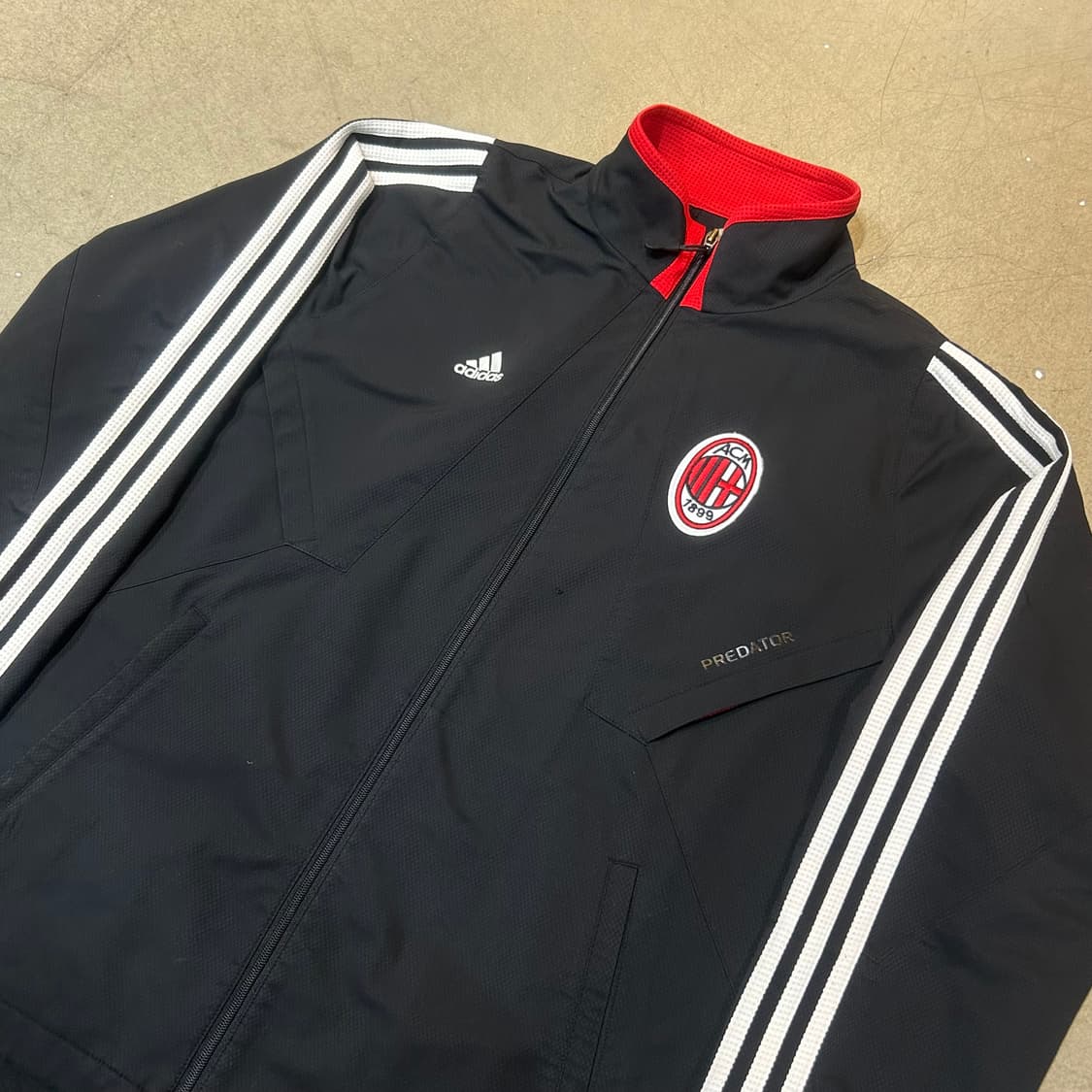100 아디다스 Ac밀란 블랙 바람막이 상품이미지1
