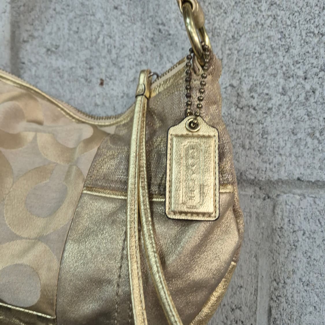 코치 메탈 패치워크 빈티지숄더백  상품이미지6