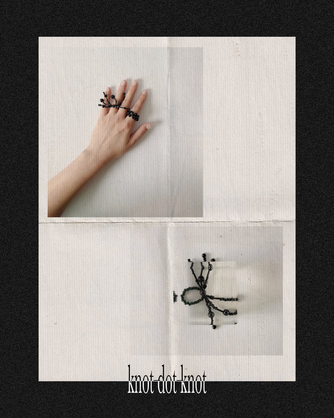 [knot•dot•knot] fractal ring (onyx) 상품이미지2