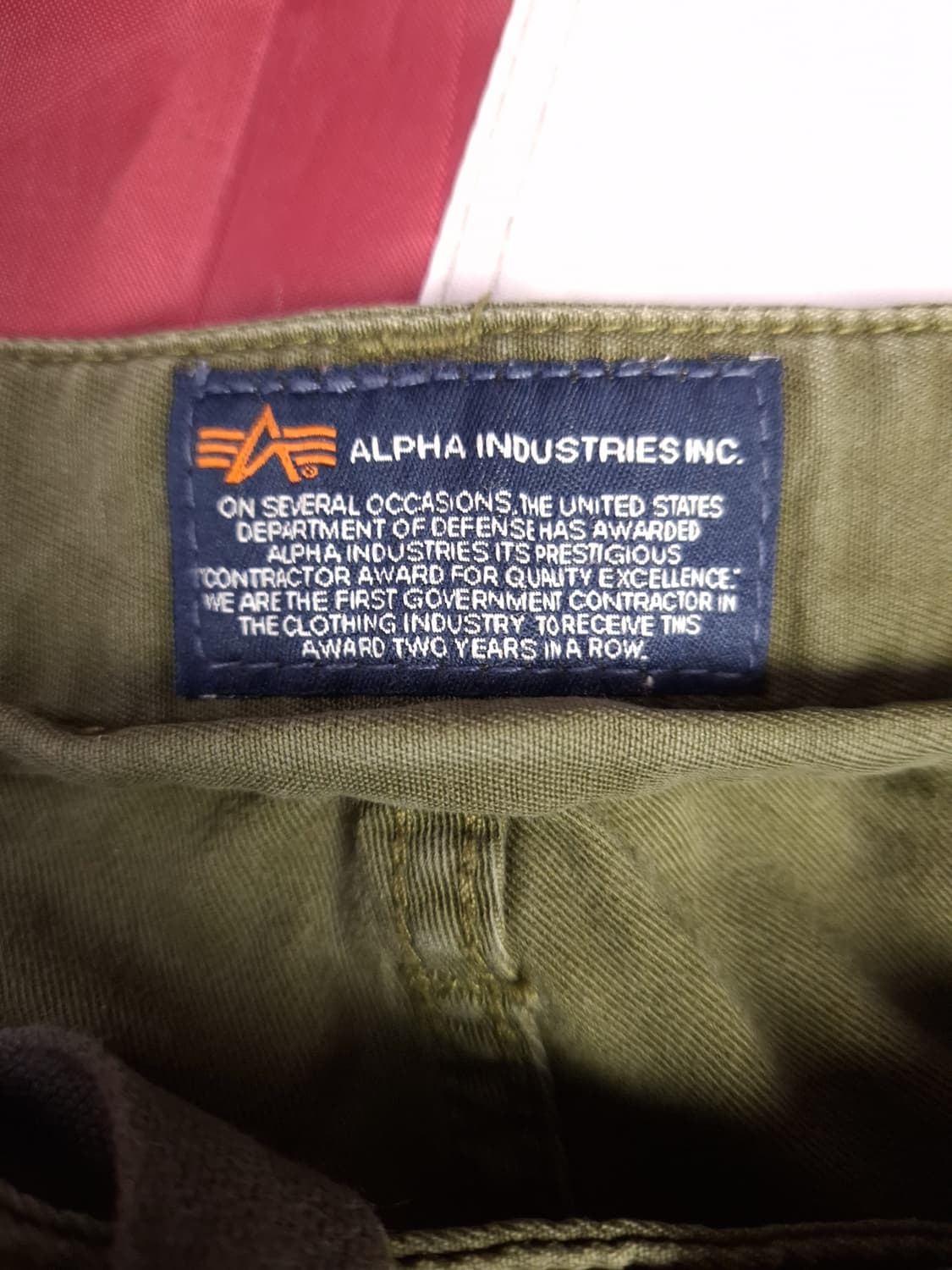 오리지날 일본판 알파사 밀리터리 패치 카고 반바지 상품이미지4