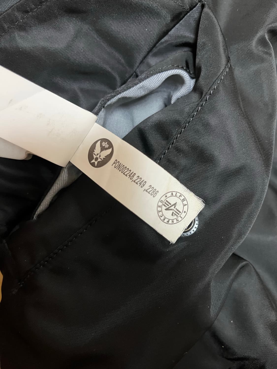 알파인더스트리 ma-1 항공점퍼 상품이미지3