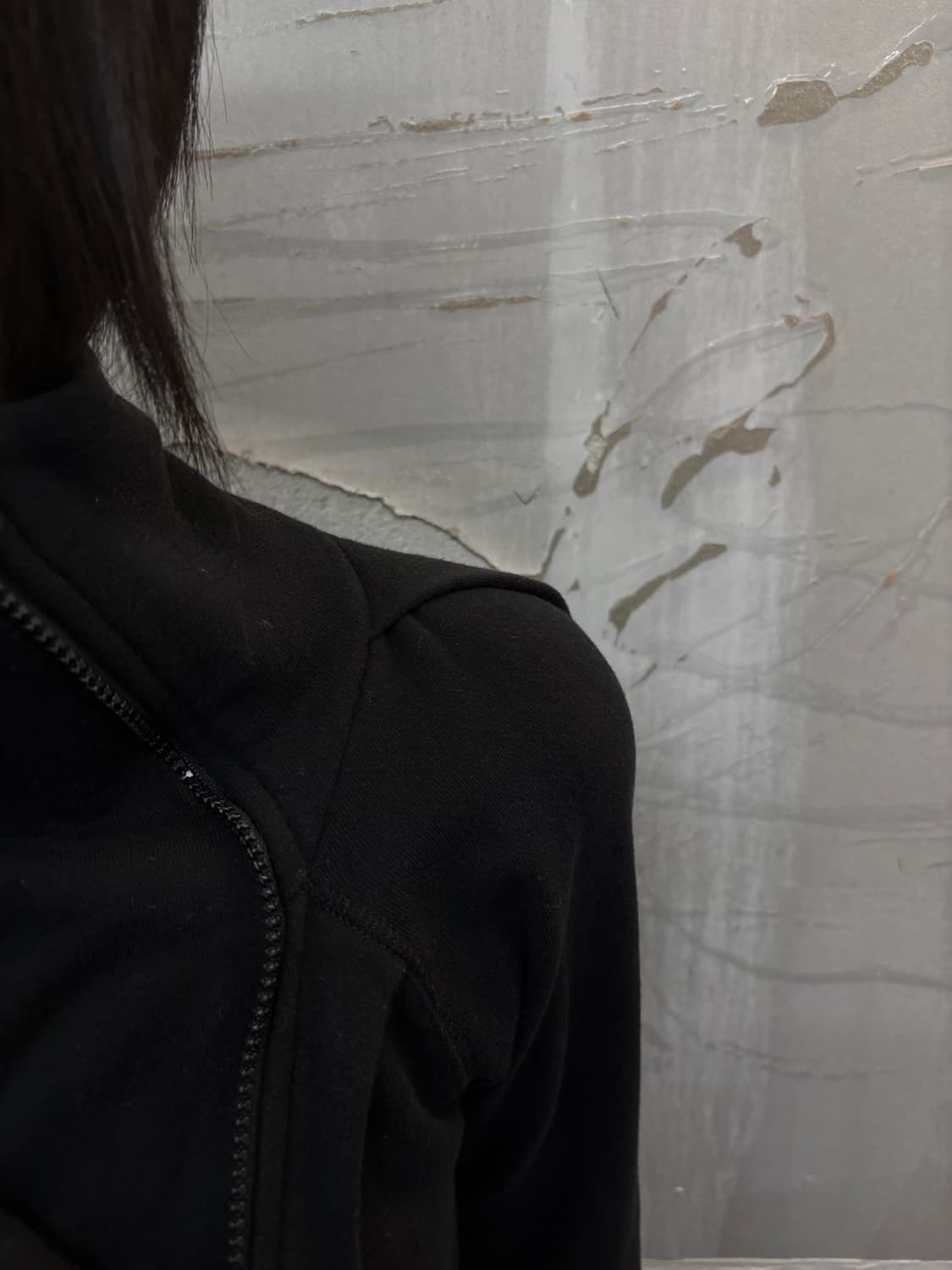 black oblique zip-up 상품이미지7