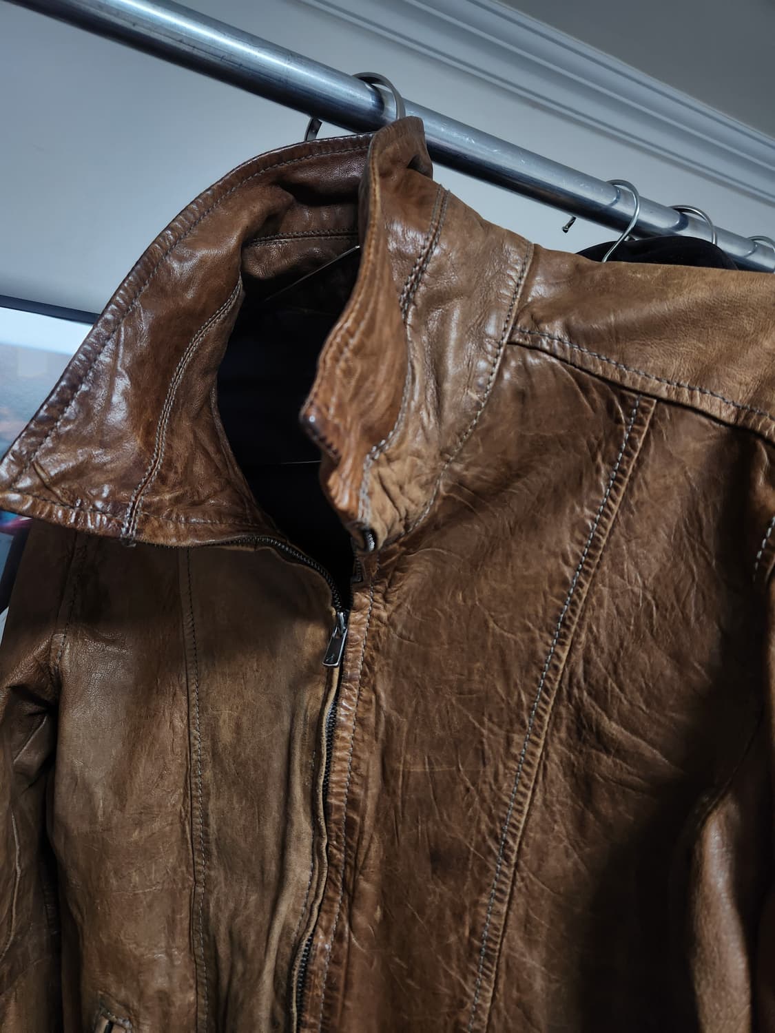 Luva tram Leather Jacket 상품이미지2