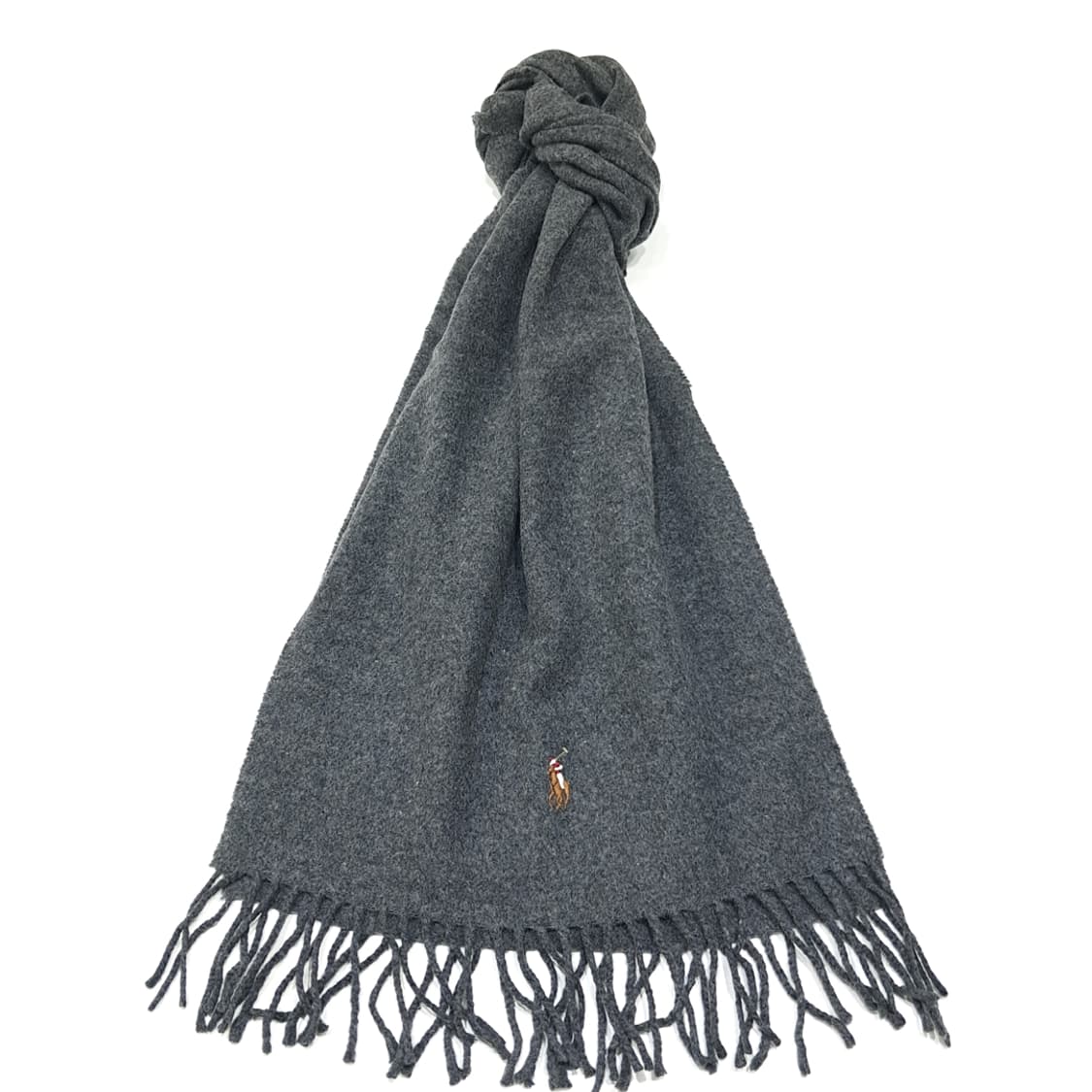 MX454 폴로 그레이 빅사이즈 머플러 목도리 상품이미지1
