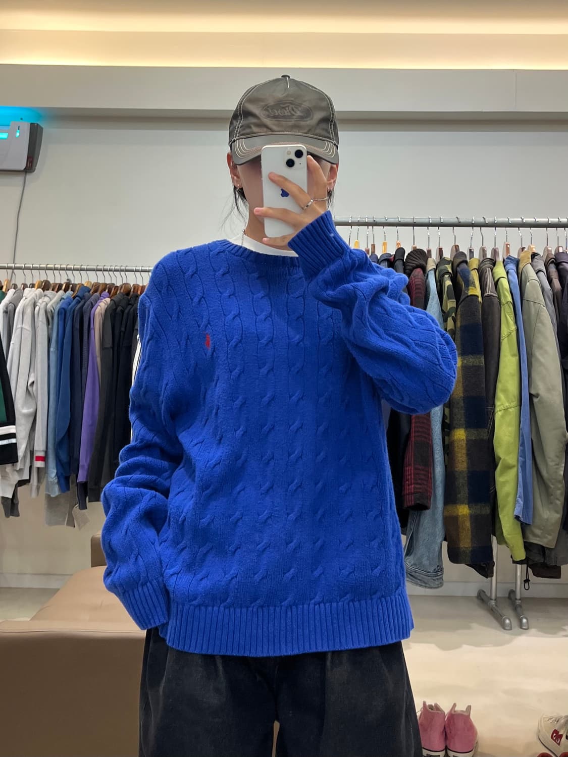 폴로 랄프로렌 꽈배기 니트 상품이미지4