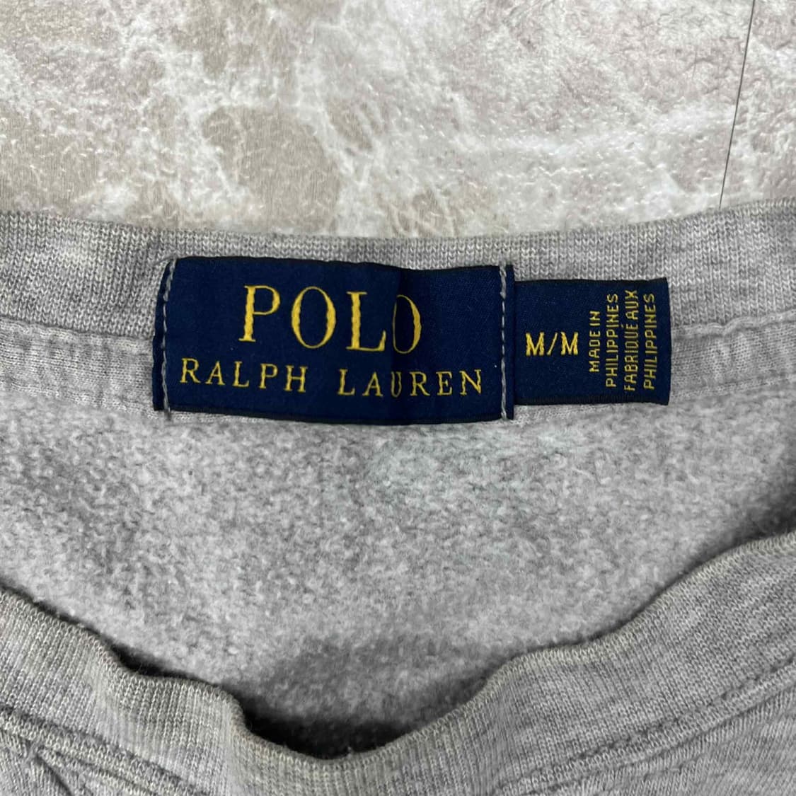 폴로 랄프로렌 그레이 스웨트셔츠 크루넥 맨즈라인 맨투맨(M) 상품이미지4