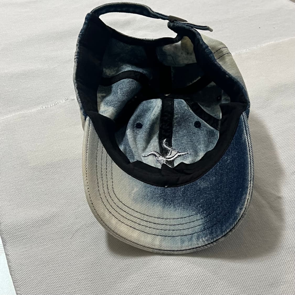Blr BLEACHED DENIM CAP (BLUE) 상품이미지3
