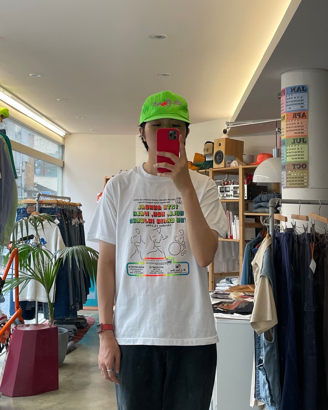 90’s USA “Roll, Run, Walk” T-shirt L 상품이미지7