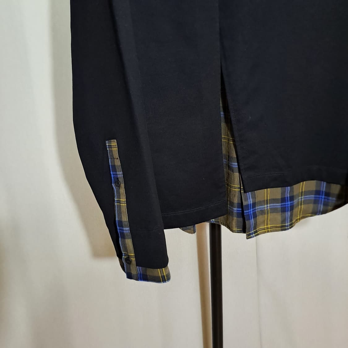 (택포) 솔리드옴므 레이어드 셔츠 상태 최상 46 B576 상품이미지3