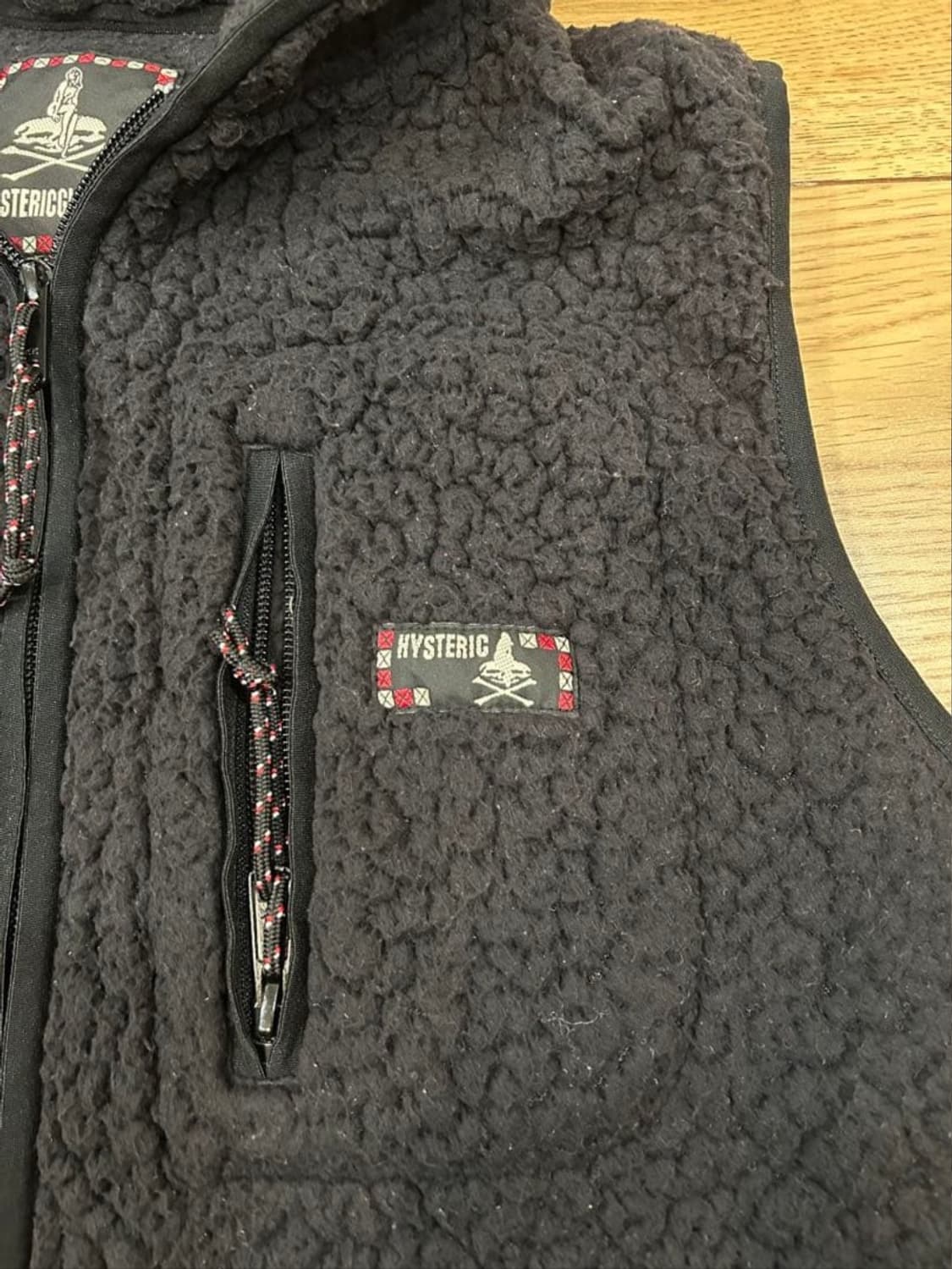 히스테릭글래머 후드 플리스 베스트 상품이미지4