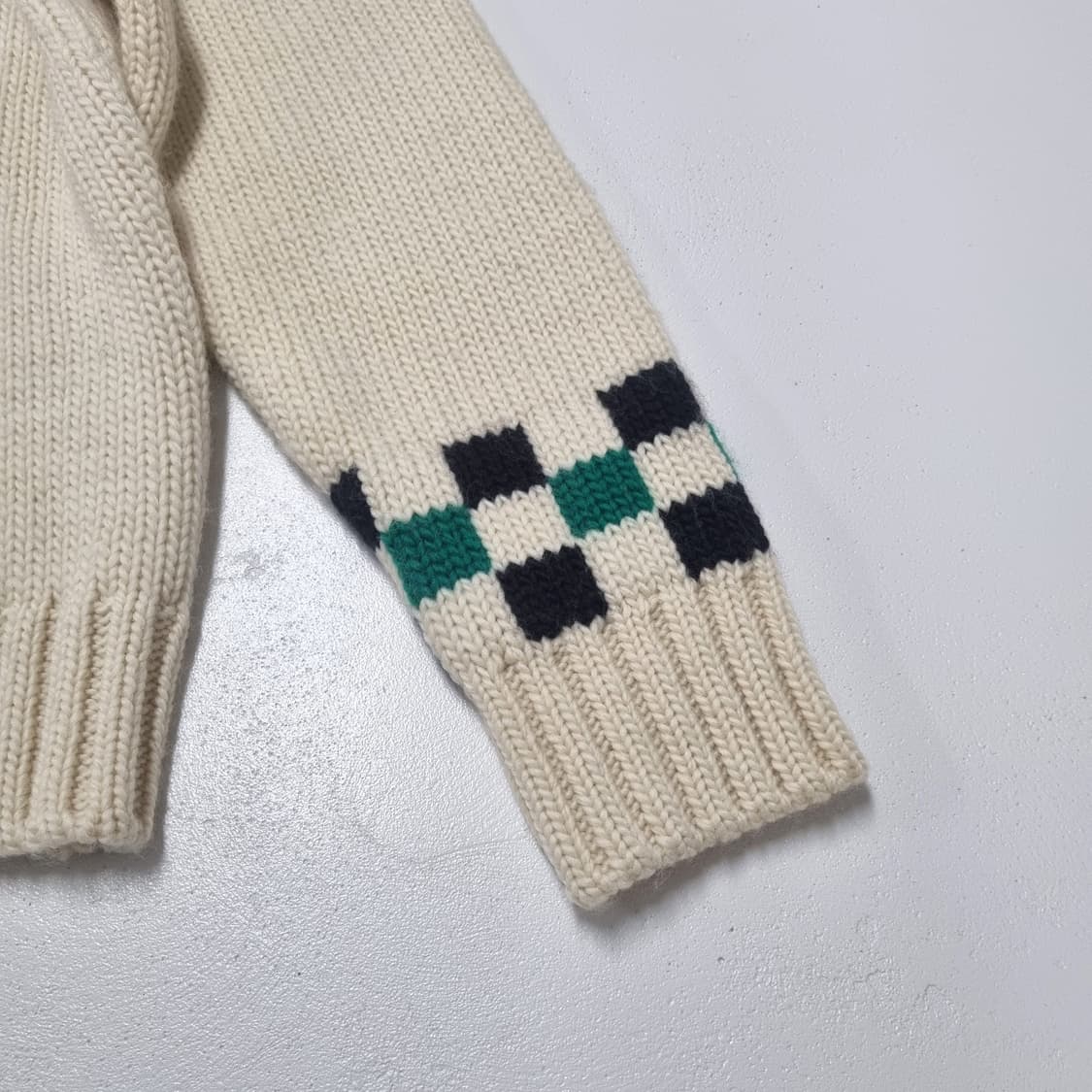 앤더슨벨 체커보드 코위찬 가디건 - L 상품이미지6