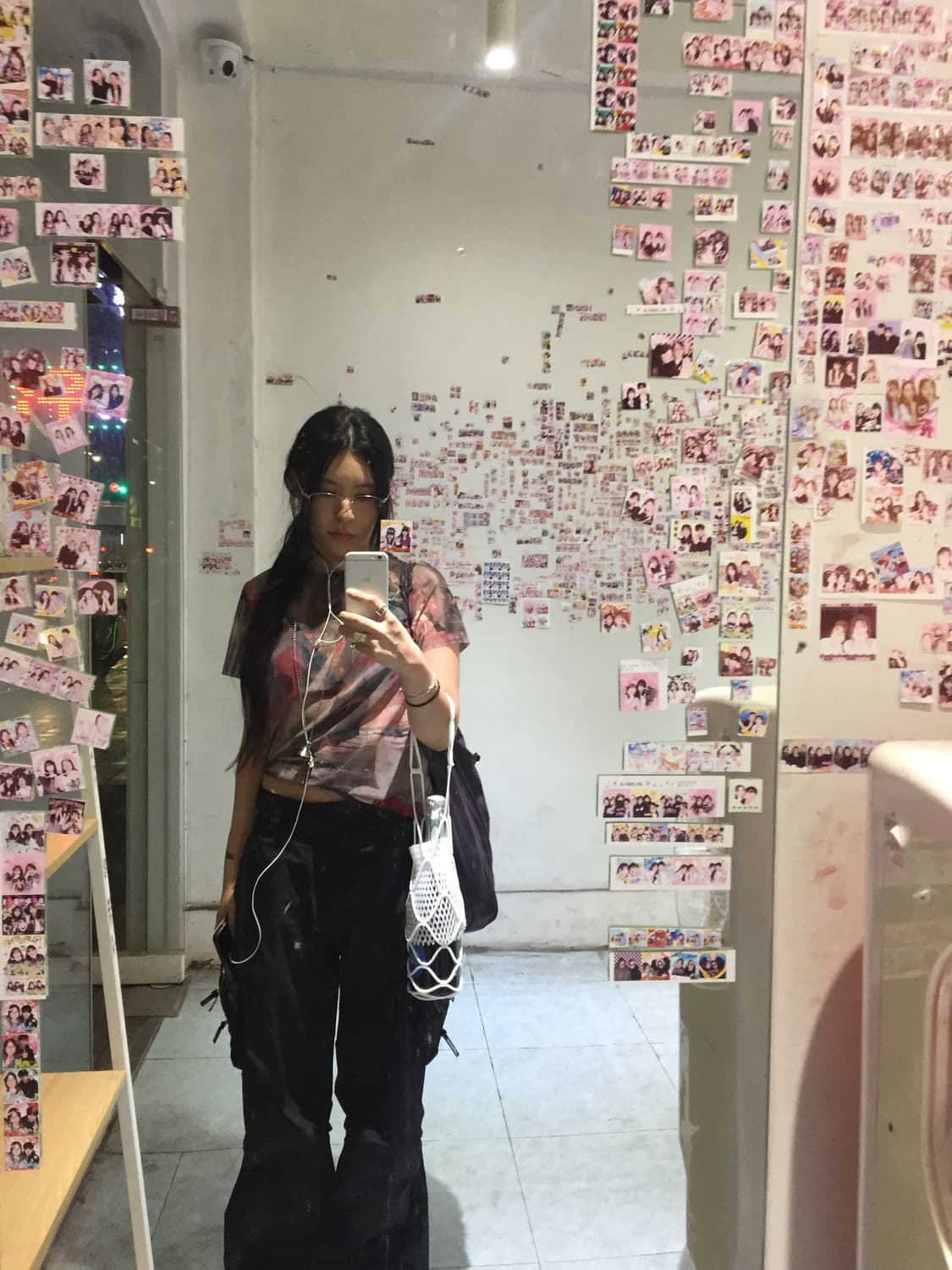 장폴고티에 00s 로즈 포트레이트 메쉬 탑 상품이미지3