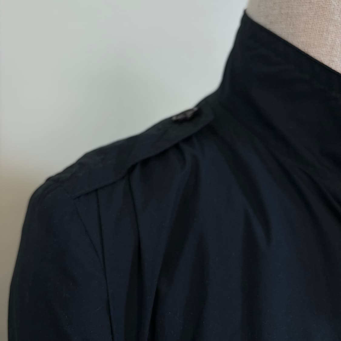 Ann Demeulemeester 앤드뮐미스터 비대칭 트렌치 코트  상품이미지5