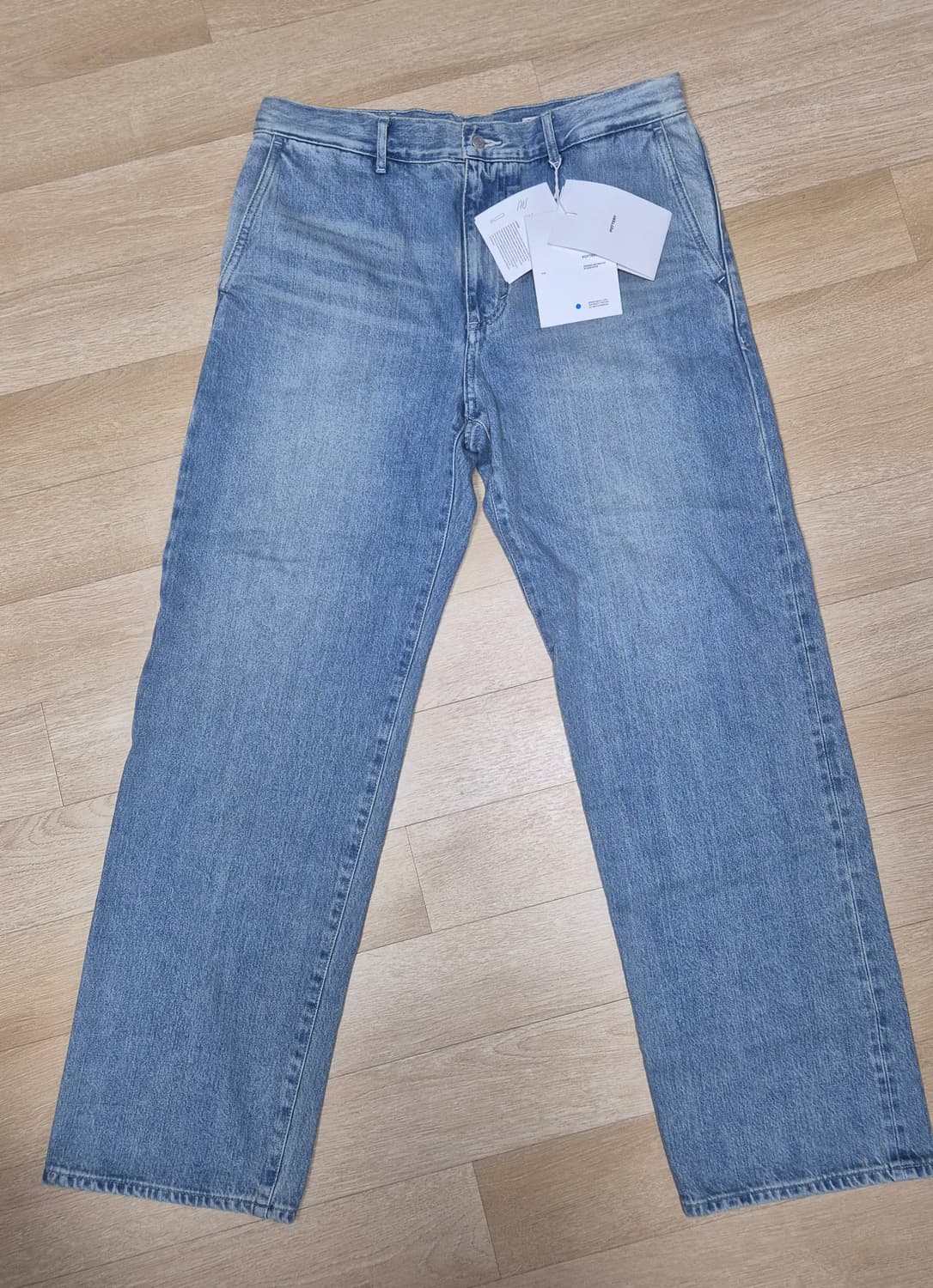 [미착용/새상품] 포터리 와이드 스트레이트 데님 인기모델 상품이미지1