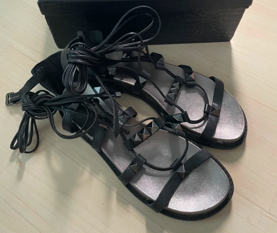 Ash 아쉬 스터드 스트랩 샌들 블랙 37 상품이미지5