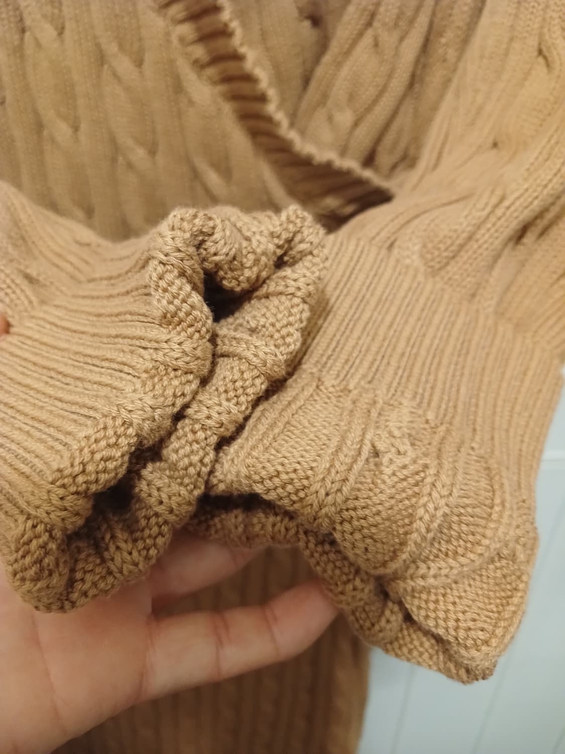 랄프 로렌 정품 여성 니트 랩 원피스 95 ~ 105 사이즈 상품이미지5