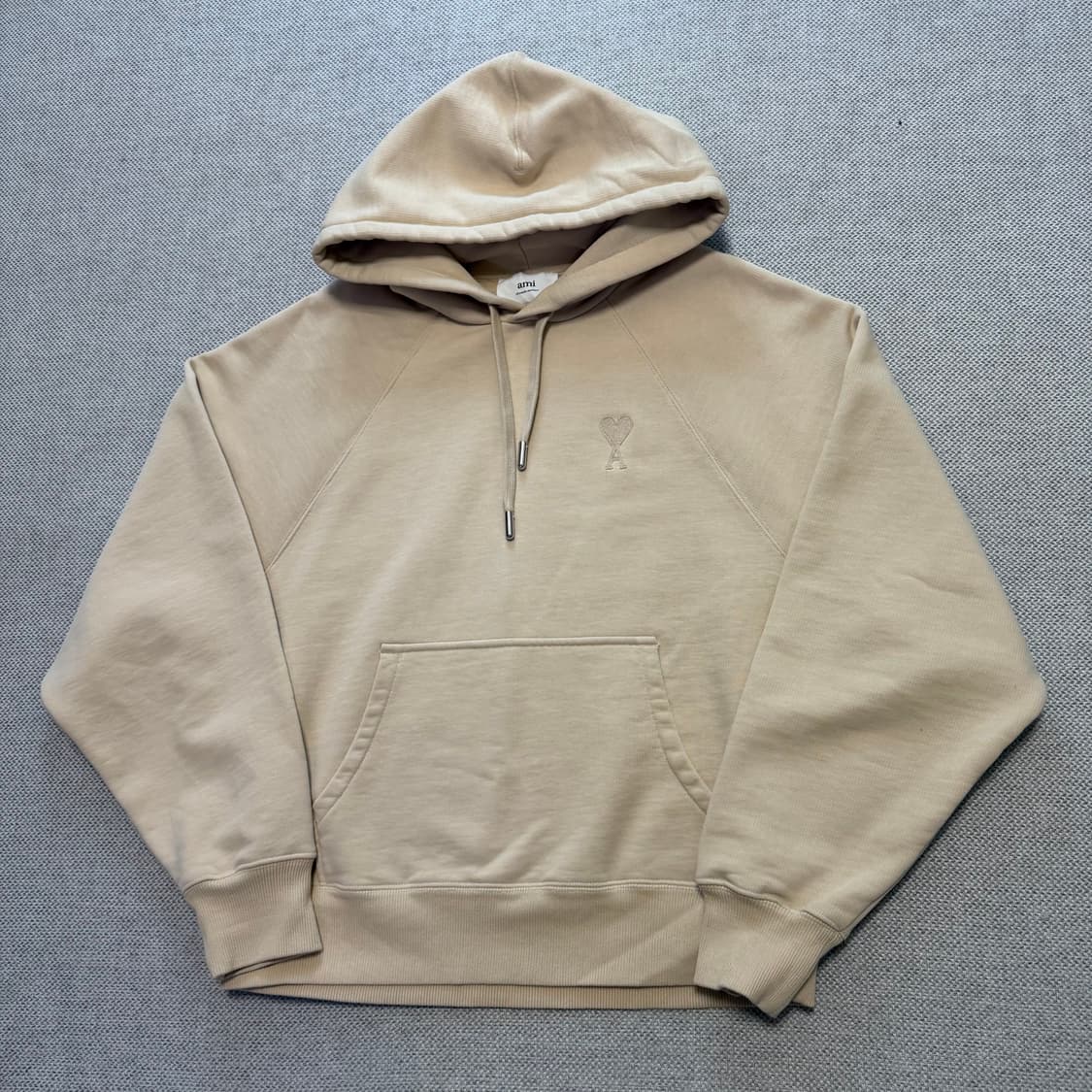 Ami 아미 하트 로고 라글란 후드 상품이미지1
