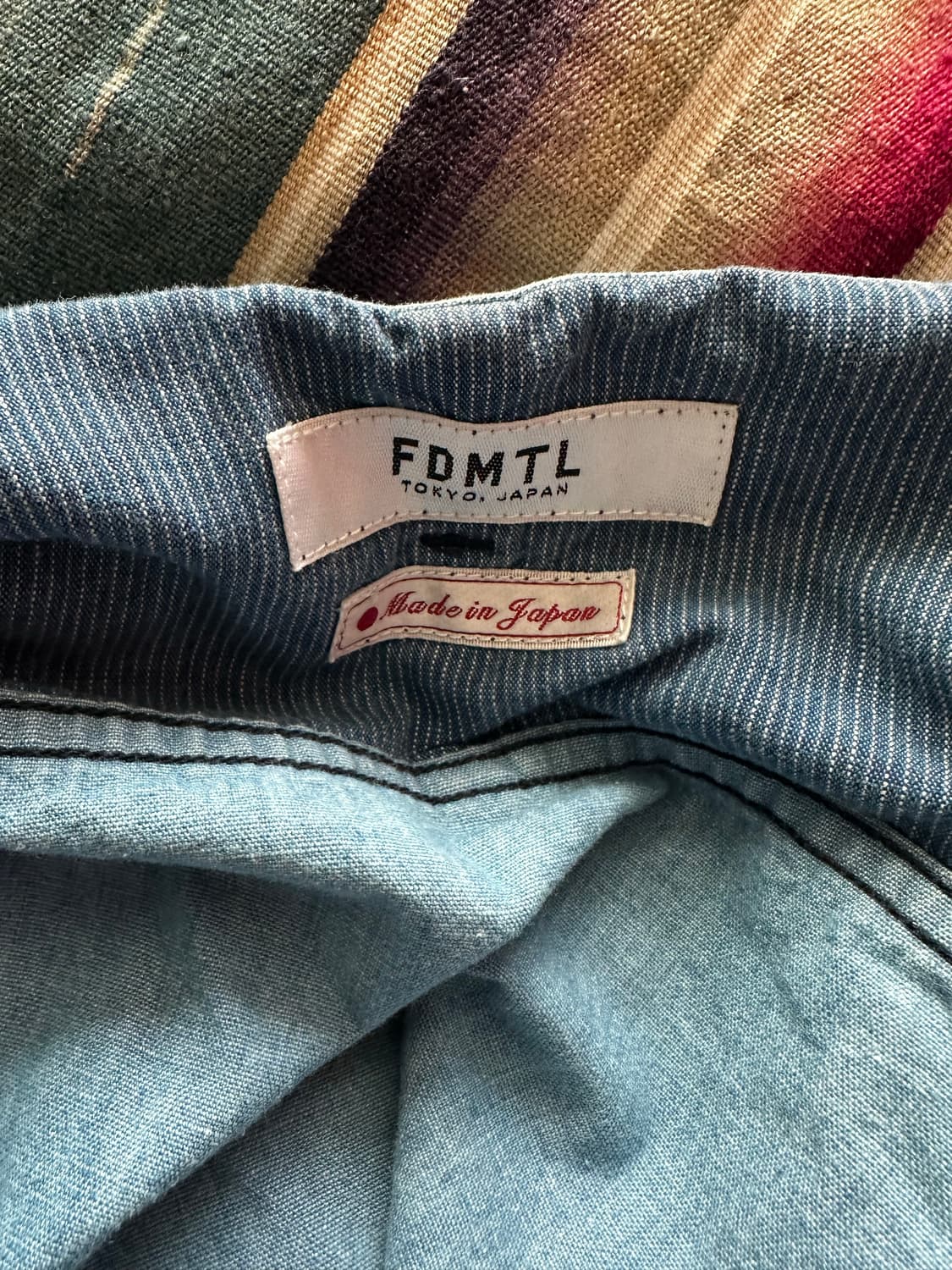 (4) FDMTL 데님패치셔츠 상품이미지5