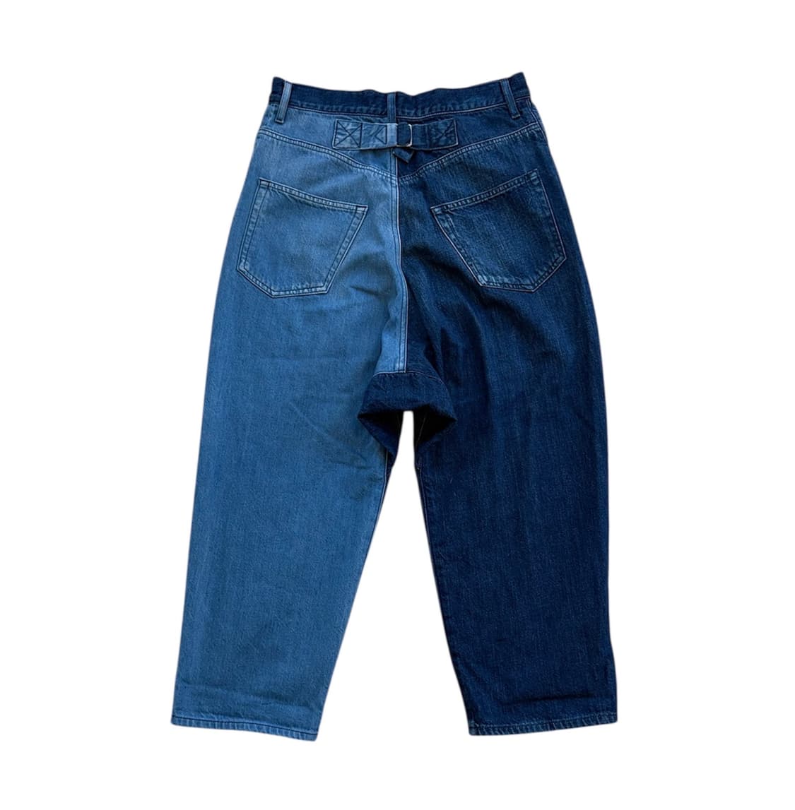 Y's 요지야마모토 스포티드 바이컬러 데님 팬츠 상품이미지2