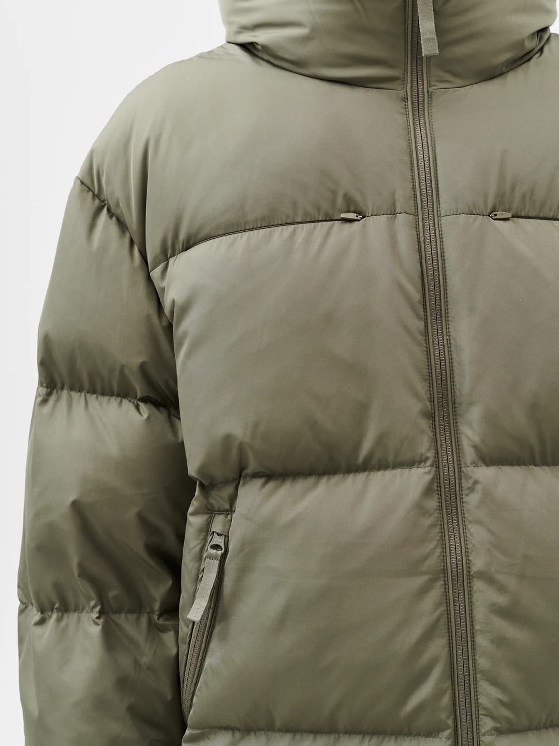 하이킹 패트롤 덕다운 패딩 그린 상품이미지6