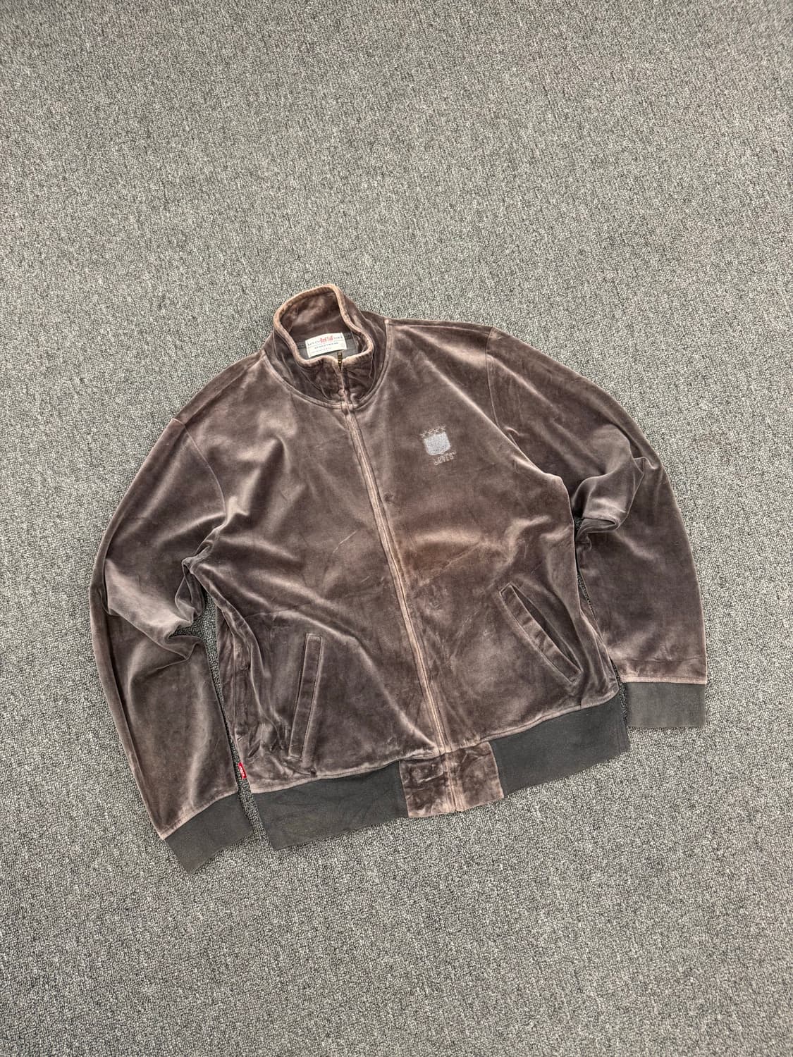 L)Levis Red Tab 벨벳 집업 상품이미지1