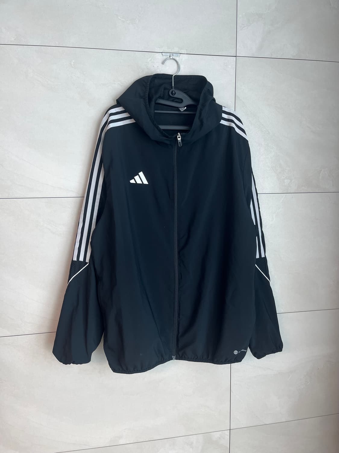 (3XL) 아디다스 윈드브레이커 바람막이 블랙  상품이미지2