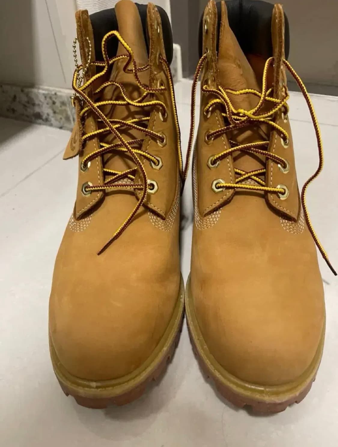 팀버랜드 프리미엄 6인치 워터프루프 부츠 위트 누벅 - 와이드 상품이미지3