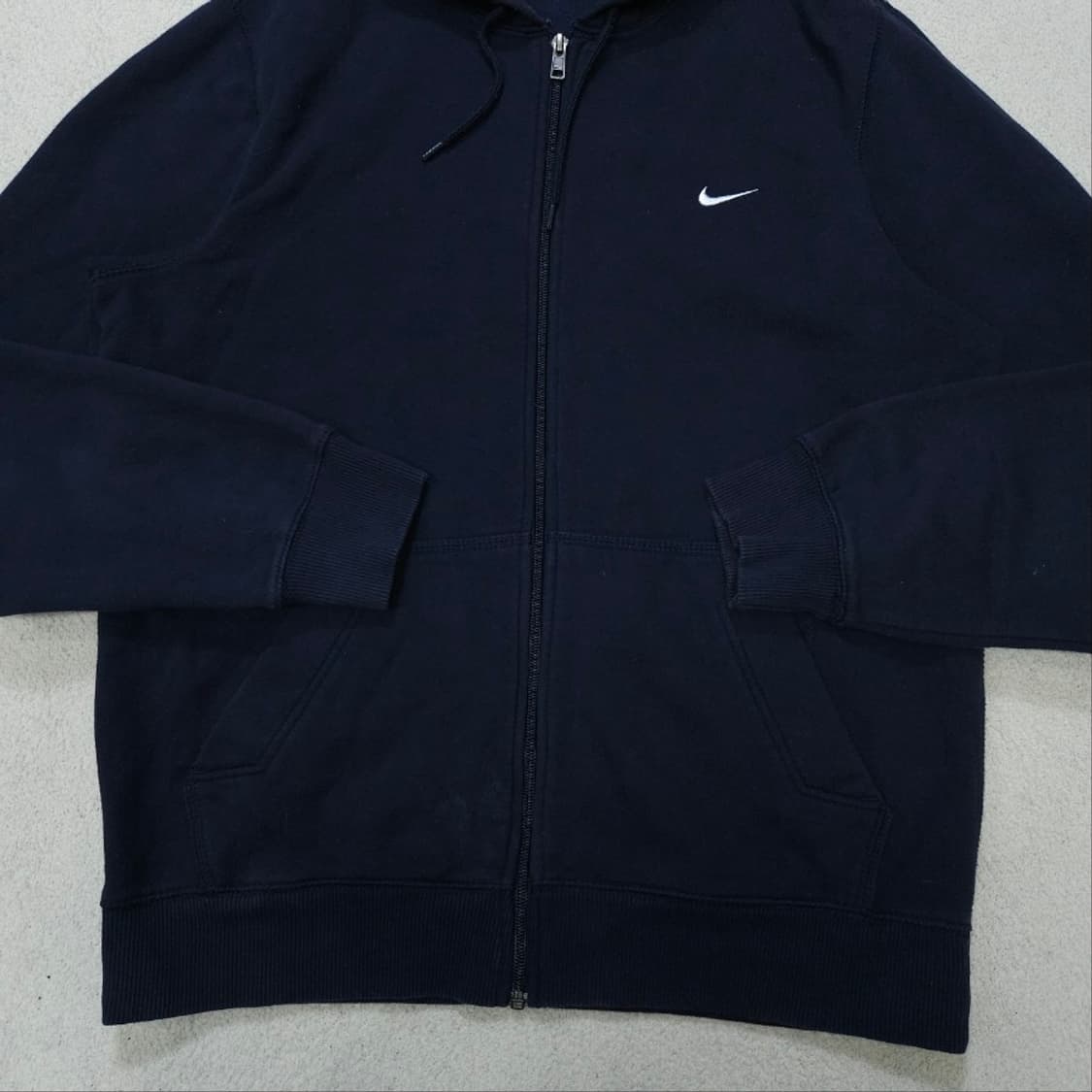 나이키 후드 집업 M 네이비 상품이미지2