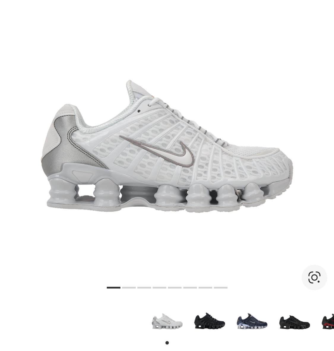 나이키 샥스 TL 메탈릭 실버 판매합니다 상품이미지1