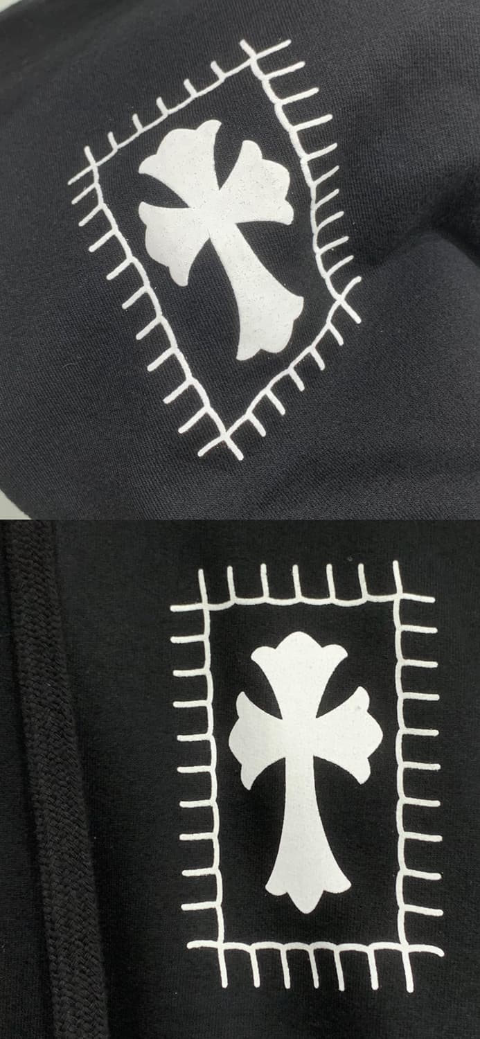 [M]크롬하츠 데들리돌 후드티셔츠 블랙 상품이미지6