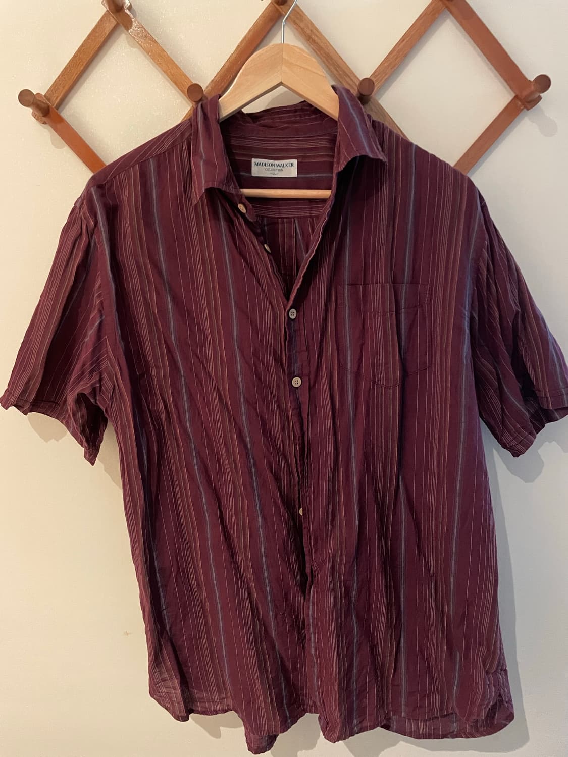 Vintage Stripe Soft Cotton 1/2 Shirts 상품이미지1