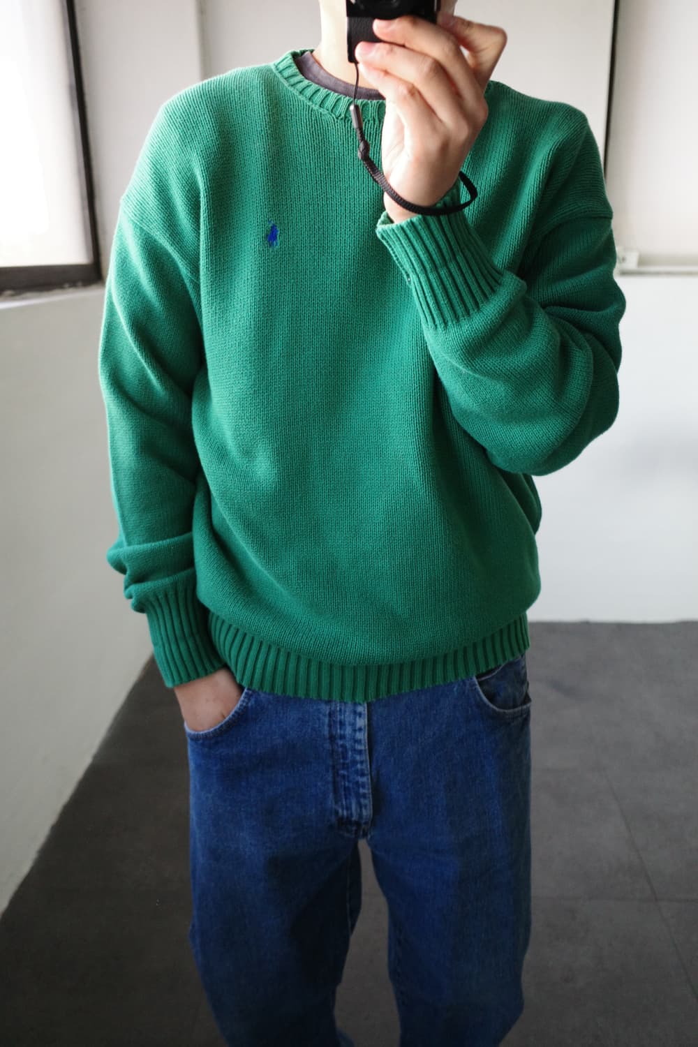 폴로 코튼 니트 상품이미지1