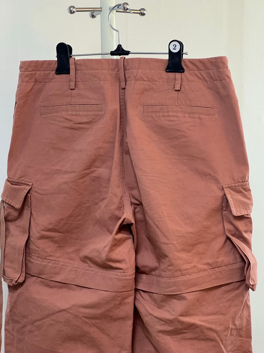 Studiotable two way cargo pants peach 상품이미지3