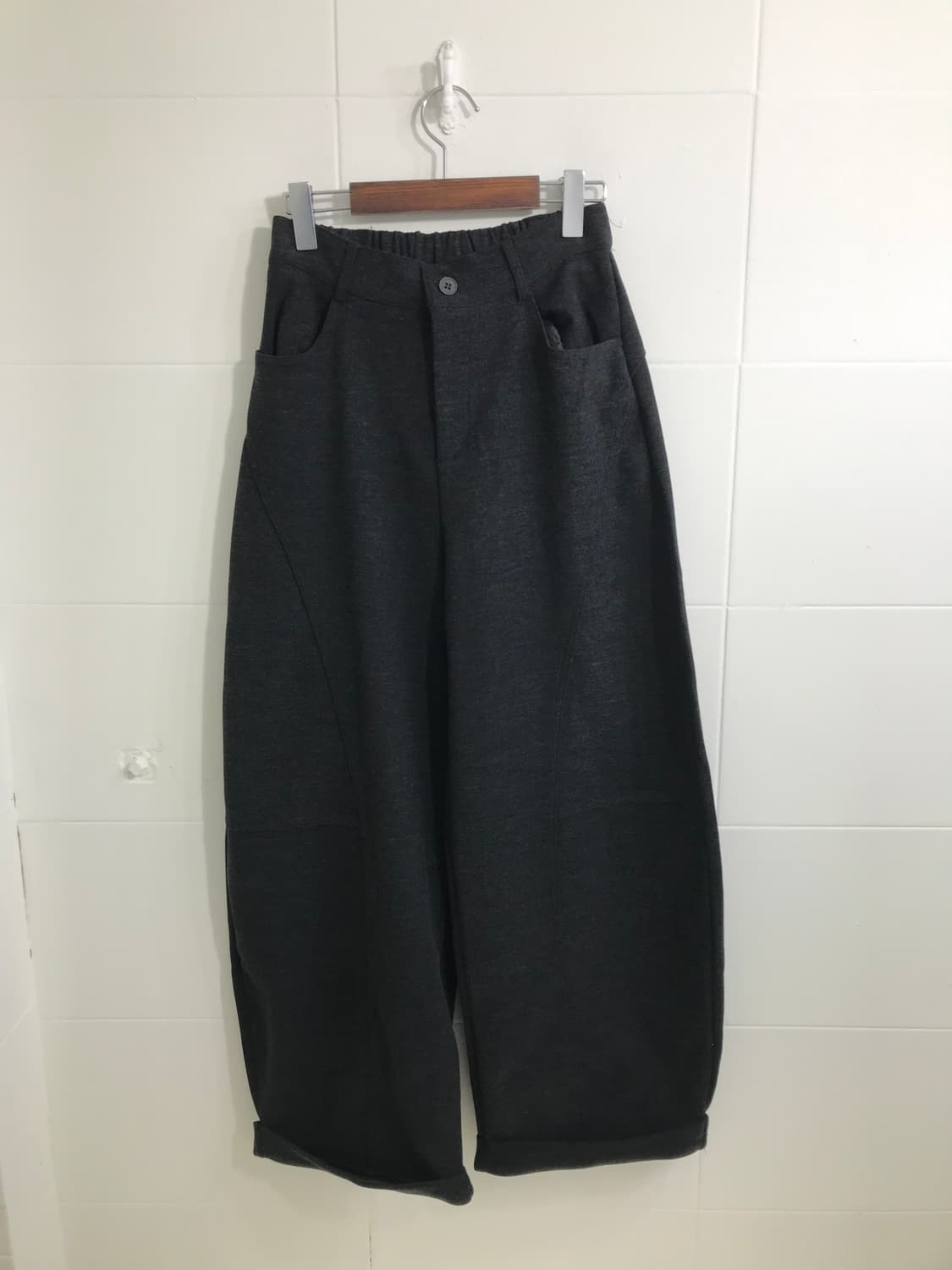 무채색 그레이 네코 니혼진 너드 모리 코디세트 상품이미지8