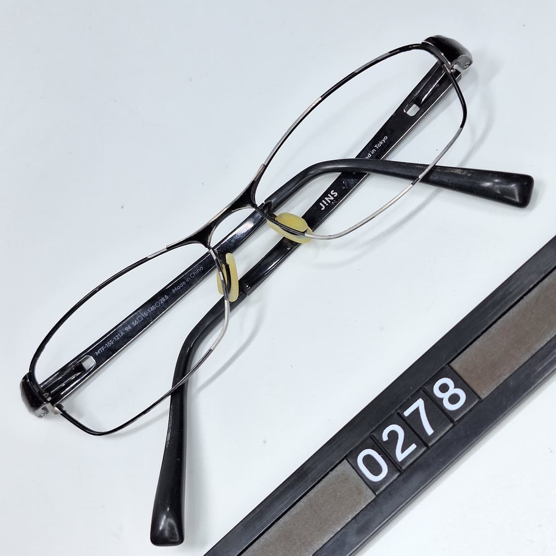 JINS 진스 MTF-155-121A 안경테 긱시크 오벌 스퀘어 일본 상품이미지1